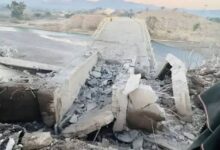 خضدار شہدادکوٹ روڈ پر دھماکا، کرخ کے علاقے لاکھارو میں پل تباہ